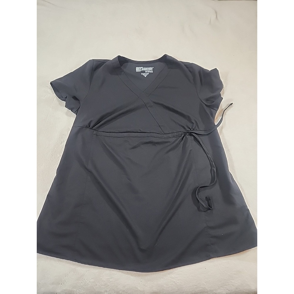 Womens Scrub Top Medium Grey's Anatomy Short Sleeve‎